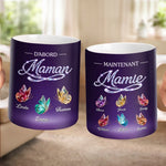 Mug Personnalisé À Effet Imprimé 3D Gonflé -  Cadeau Pour Mamie - D'abord Mère, Maintenant Mamie
