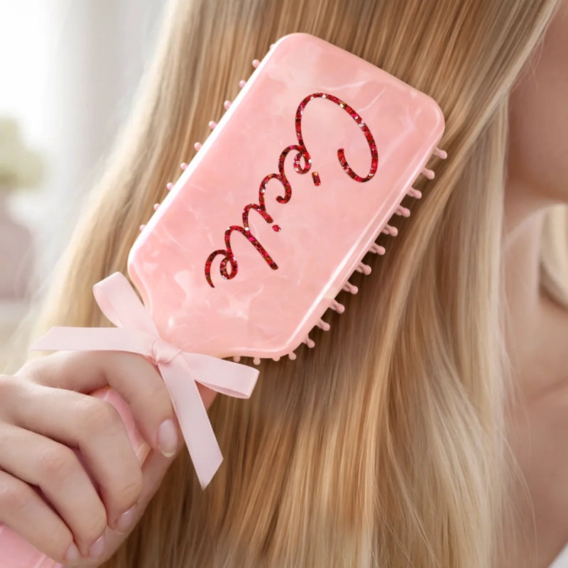 Brosse à Cheveux Plate Personnalisée – Cadeau pour Famille – Dédié À Ma Mère Bien-aimée