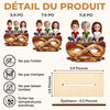 Plaque en Bois 2 Couches Personnalisée avec Support – Cadeau pour Maman, Grand-mère – Pour toujours