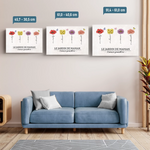 Toile Horizontale Personnalisée – Cadeau Pour Maman, Mamie – Où pousse tout notre amour