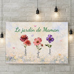 Toile Horizontale Personnalisée – Cadeau Pour Maman, Mamie – Celui de Mamie