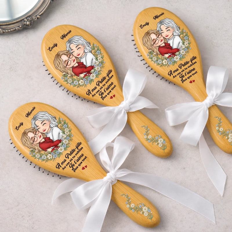 Brosse à Cheveux Personnalisée – Cadeau pour Fille – Les Précieux Cheveux De Ma Fille