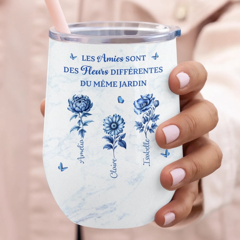Gobelet à vin Personnalisé – Cadeau pour Amies, Sœurs – Félicitations Pour Votre Différence
