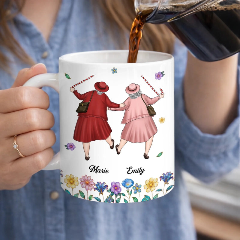 Mug Personnalisé À Effet Imprimé 3D Gonflé – Cadeau Pour Amies – Ma Sœur De Cœur