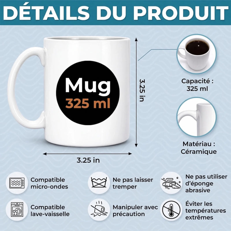 Mug Personnalisé À Effet Imprimé 3D Gonflé – Cadeau Pour Amies – Ma Sœur De Cœur