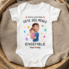 Body Bébé Personnalisé – Cadeau Pour La Première Fête Des Pères - Notre Première Ensemble