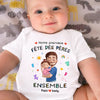 Body Bébé Personnalisé – Cadeau Pour La Première Fête Des Pères - Notre Première Ensemble