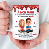 Mug Personnalisé À Effet Imprimé 3D Gonflé – Cadeau Pour Couple – Avec amour, ta femme