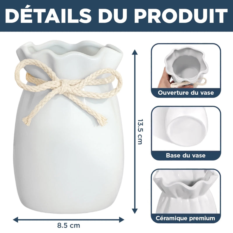 Vase À Fleurs Personnalisé Avec Corde – Cadeau Pour Fille – Maintenant, D'abord