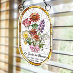Ornement Suncatcher Tournesol de Fenêtre Personnalisé – Cadeau pour Maman – Le Jardin de Maman