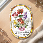 Ornement Suncatcher Tournesol de Fenêtre Personnalisé – Cadeau pour Maman – Le Jardin de Maman