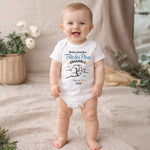 Body Bébé Personnalisé – Cadeau Pour La Première Fête Des Pères - Tape Dans La Main De Papa