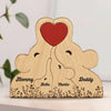 Puzzle Artistique en Bois Personnalisé – Cadeau pour Famille – La famille est ce qu’il y a de plus important