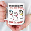 Mug Personnalisé À Effet Imprimé 3D Gonflé –  Cadeau Fête des Mères pour Maman – Bonjour, Notre Mère