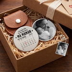 Porte-Bonheur De Poche Personnalisé avec Photo – Cadeau Pour La Première Fête Des Mères – Le Jour Où Tu Es Devenu Maman