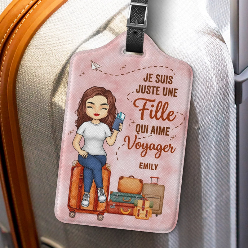 Étiquette De Bagage Personnalisée – Cadeau Pour Soi-Même – Voyager Est Ma Thérapie