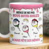 Mug Personnalisé À Effet Imprimé 3D Gonflé –  Cadeau Fête des Mères – Cadeau Humoristiques pour Maman – Le sourire De Maman