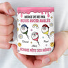 Mug Personnalisé À Effet Imprimé 3D Gonflé –  Cadeau Fête des Mères – Cadeau Humoristiques pour Maman – Le sourire De Maman