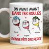 Mug Personnalisé À Effet Imprimé 3D Gonflé –  Cadeau Fête des Pères – Cadeau Humoristiques pour Papa – Papa Est Le Plus Fort