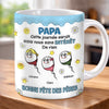 Mug Personnalisé À Effet Imprimé 3D Gonflé –  Cadeau Fête des Pères – Cadeau Humoristiques pour Papa – Sans Nous Sans Intérêt