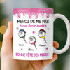 Mug Personnalisé À Effet Imprimé 3D Gonflé –  Cadeau Fête des Mères – Cadeau Humoristiques pour Maman – Ma mère m'a donné naissance