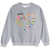 T-Shirt Unisexe Personnalisé – Cadeau Pour Mamie - Cœur Aimant Avec Mamie