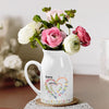 Vase À Fleurs Personnalisée – Cadeau Pour Maman, Mamie – Comme Des Fleurs, Nous Grandissons