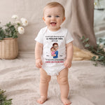 Body Bébé Personnalisé – Cadeau Pour La Première Fête Des Pères - Je Suis La Plus Chanceuse Qui Soit
