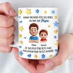 Mug Personnalisé À Effet Imprimé 3D Gonflé –  Cadeau Fête des Pères – Mon Amour Pour Toi Est Immense