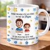 Mug Personnalisé À Effet Imprimé 3D Gonflé –  Cadeau Fête des Pères – Mon Amour Pour Toi Est Immense