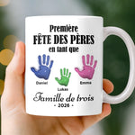 Mug Personnalisé À Effet Imprimé 3D Gonflé –  Cadeau Fête des Pères – Les Couleurs Des Membres