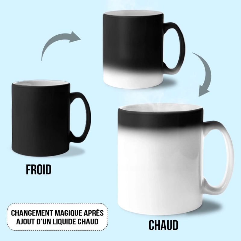 Mug Personnalisé –  Cadeau pour couple – Message Humoristique Caché