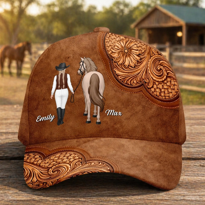 Personnalisée Casquette Classique – Cadeau Pour Amoureux Des Chevaux – Vrais Passionnés De Chevaux