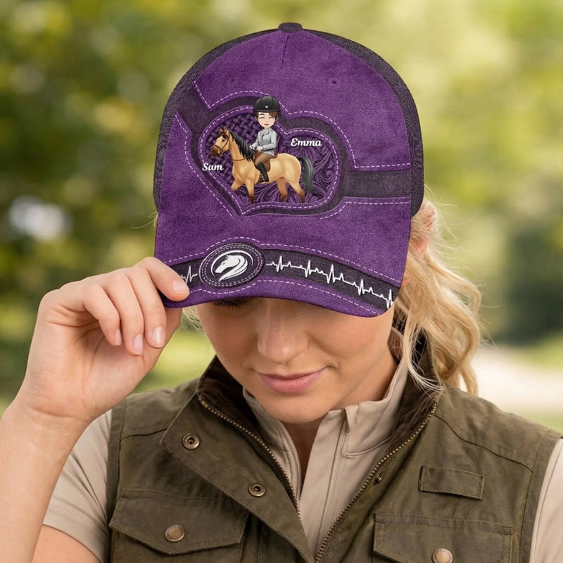 Personnalisée Casquette Classique – Cadeau Pour Amoureux Des Chevaux – Ma Plus Grande Passion