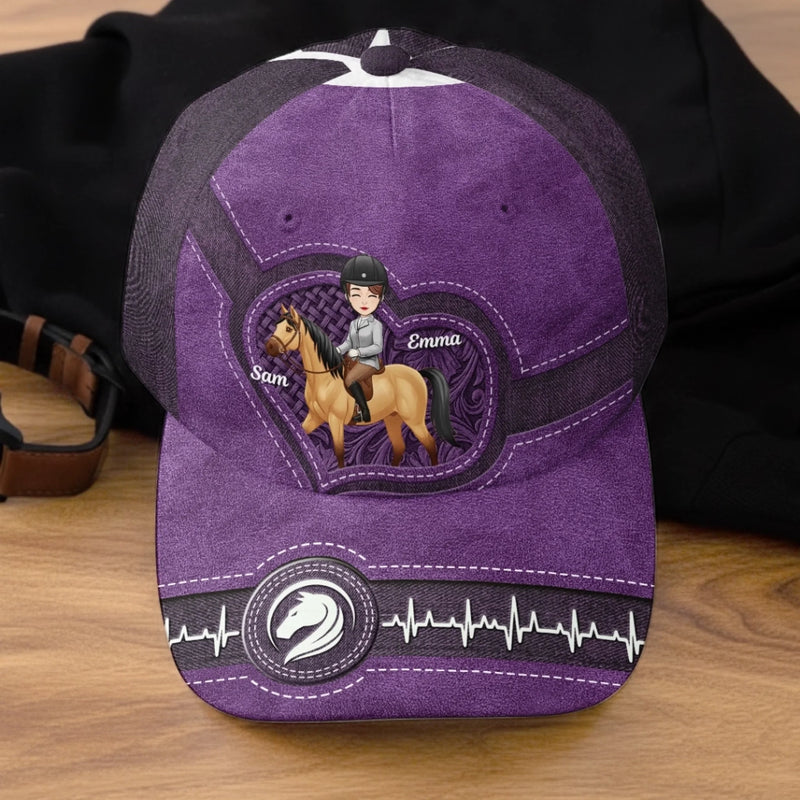 Personnalisée Casquette Classique – Cadeau Pour Amoureux Des Chevaux – Ma Plus Grande Passion