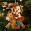 Ornement Acrylique Personnalisé – Cadeaux De Noël et D’anniversaire Pour Enfants – L’aventure Du Petit Cowboy