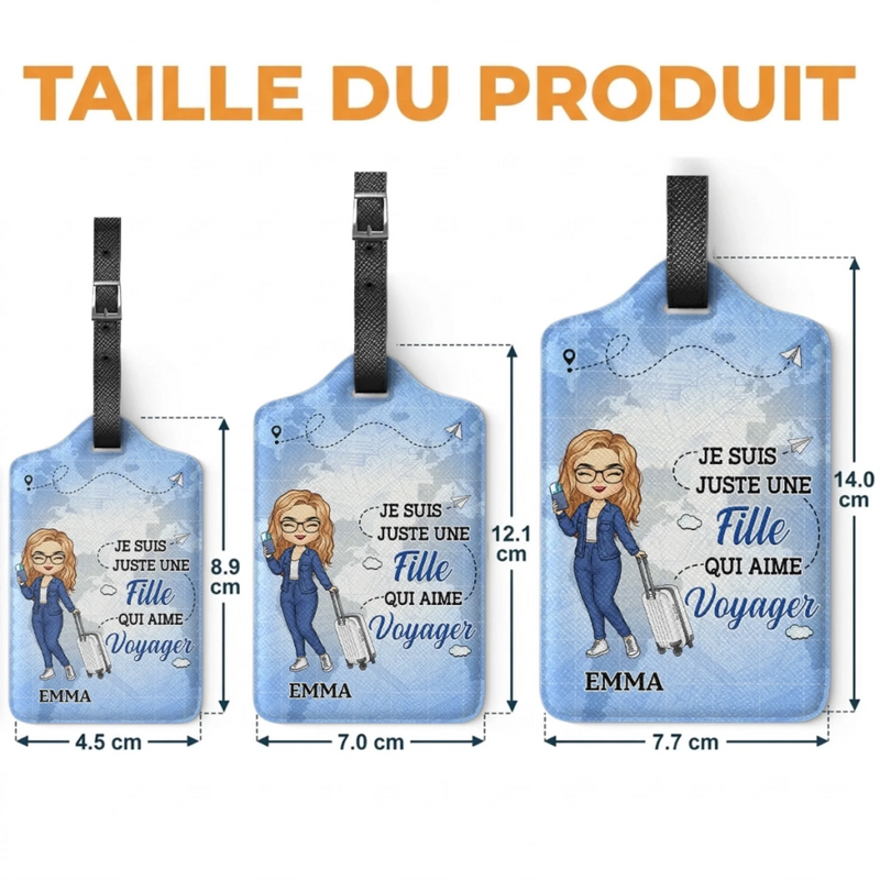 Étiquette De Bagage Personnalisée – Cadeau Pour Soi-Même – Le ciel m’appelle et je dois partir