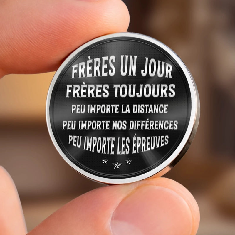 Porte-Bonheur De Poche Personnalisé – Cadeau Pour Frère – Frères toujours