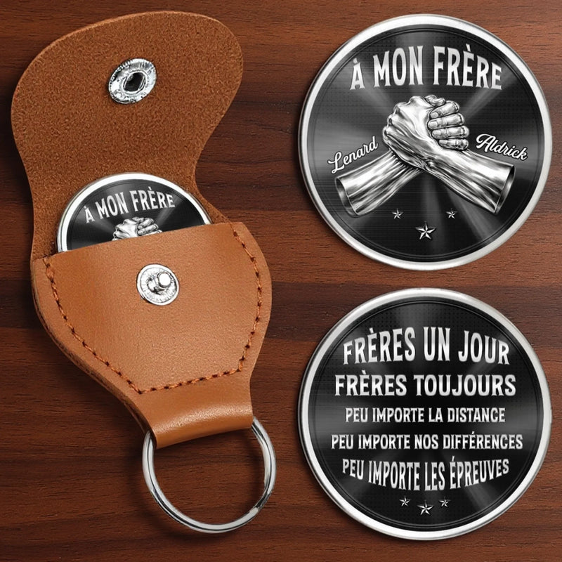 Porte-Bonheur De Poche Personnalisé – Cadeau Pour Frère – Frères toujours