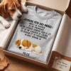 T-shirt Unisexe, T-shirt Premium, Hoodie Personnalisé – Cadeau pour propriétaires d’animaux, amoureux des animaux – Merci De Nous Aimer