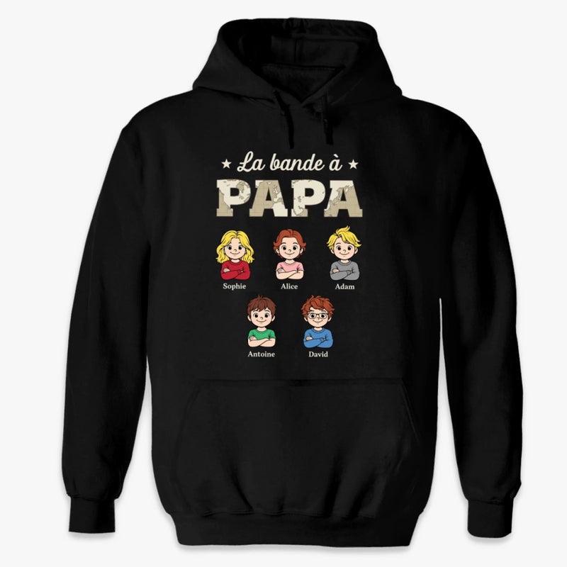 T-shirt Unisexe, T-shirt Premium, Hoodie Personnalisé – Cadeau Pour Papa, Papi – La Bande À Papy