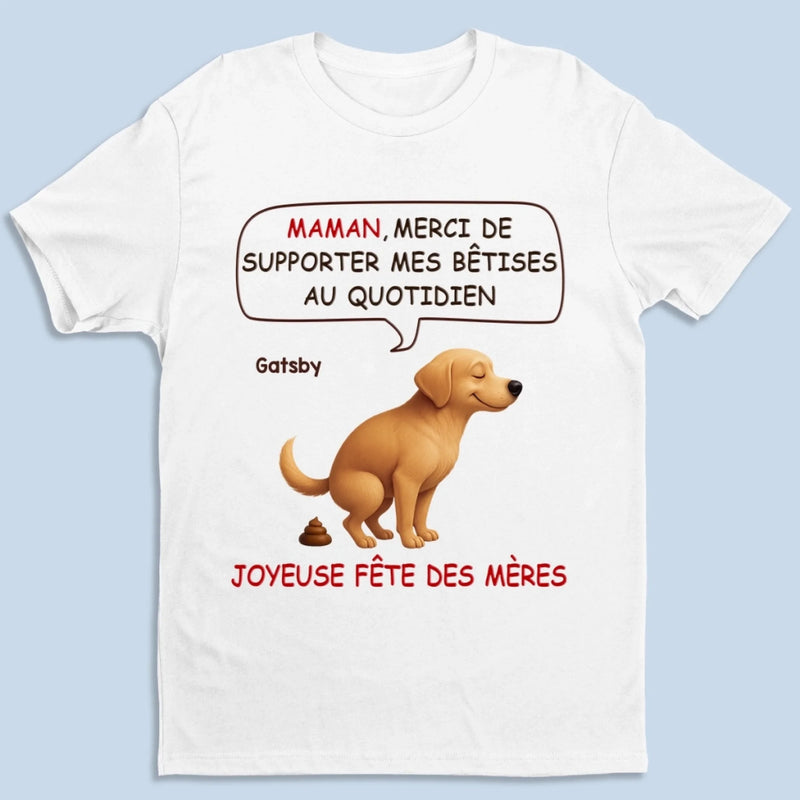 T-shirt Unisexe, T-shirt Premium, Hoodie Personnalisé – Cadeau pour propriétaires d’animaux, amoureux des animaux – Merci Pour Tout Ton Amour