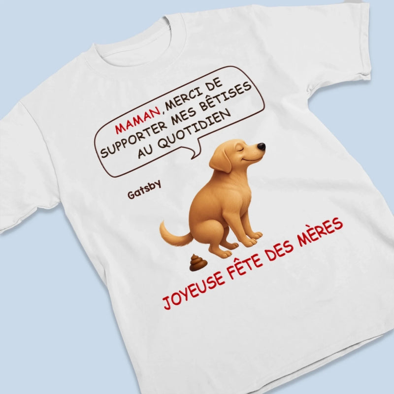 T-shirt Unisexe, T-shirt Premium, Hoodie Personnalisé – Cadeau pour propriétaires d’animaux, amoureux des animaux – Merci Pour Tout Ton Amour