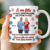 Mug Personnalisé À Effet Imprimé 3D Gonflé –  Cadeau Fête Des Mères pour Fille – La Maternité Est Merveilleuse