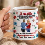 Mug Personnalisé À Effet Imprimé 3D Gonflé –  Cadeau Fête Des Mères pour Fille – La Maternité Est Merveilleuse