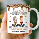 Mug Personnalisé À Effet Imprimé 3D Gonflé –  Cadeau Fête Des Mères pour Fille – Le Choix De Devenir Mère