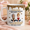 Mug Personnalisé À Effet Imprimé 3D Gonflé –  Cadeau Fête Des Mères pour Fille – Le Choix De Devenir Mère