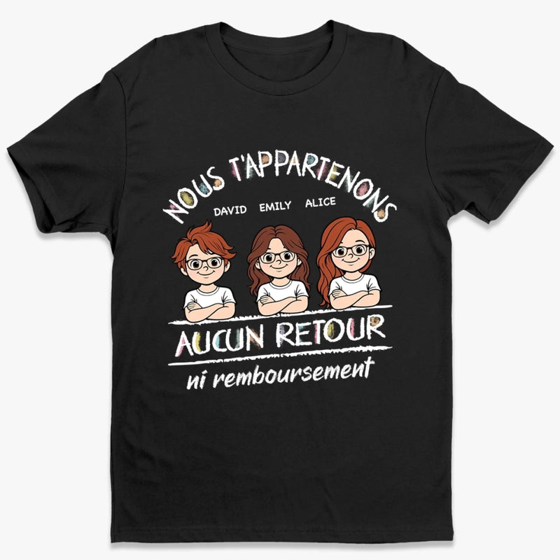 T-shirt Unisexe, T-shirt Premium, Hoodie Personnalisé – Cadeau Pour Maman, Mamie - Aucun Retour