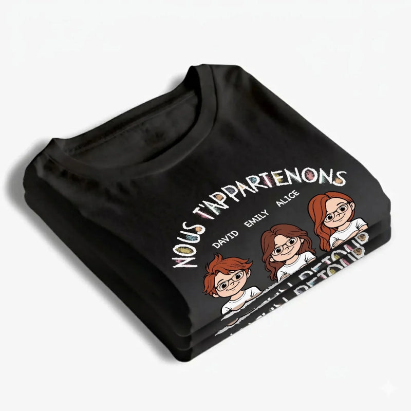 T-shirt Unisexe, T-shirt Premium, Hoodie Personnalisé – Cadeau Pour Maman, Mamie - Aucun Retour