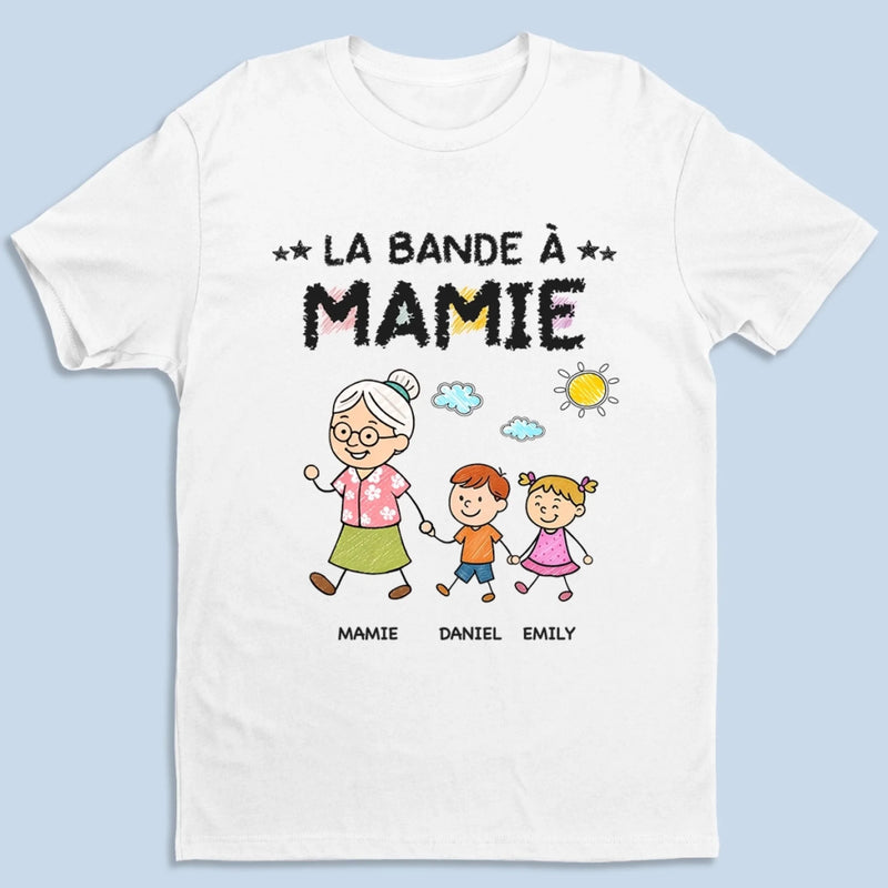 T-shirt Unisexe, T-shirt Premium, Hoodie Personnalisé – Cadeau pour Maman, Mamie – La Bande À Mamie